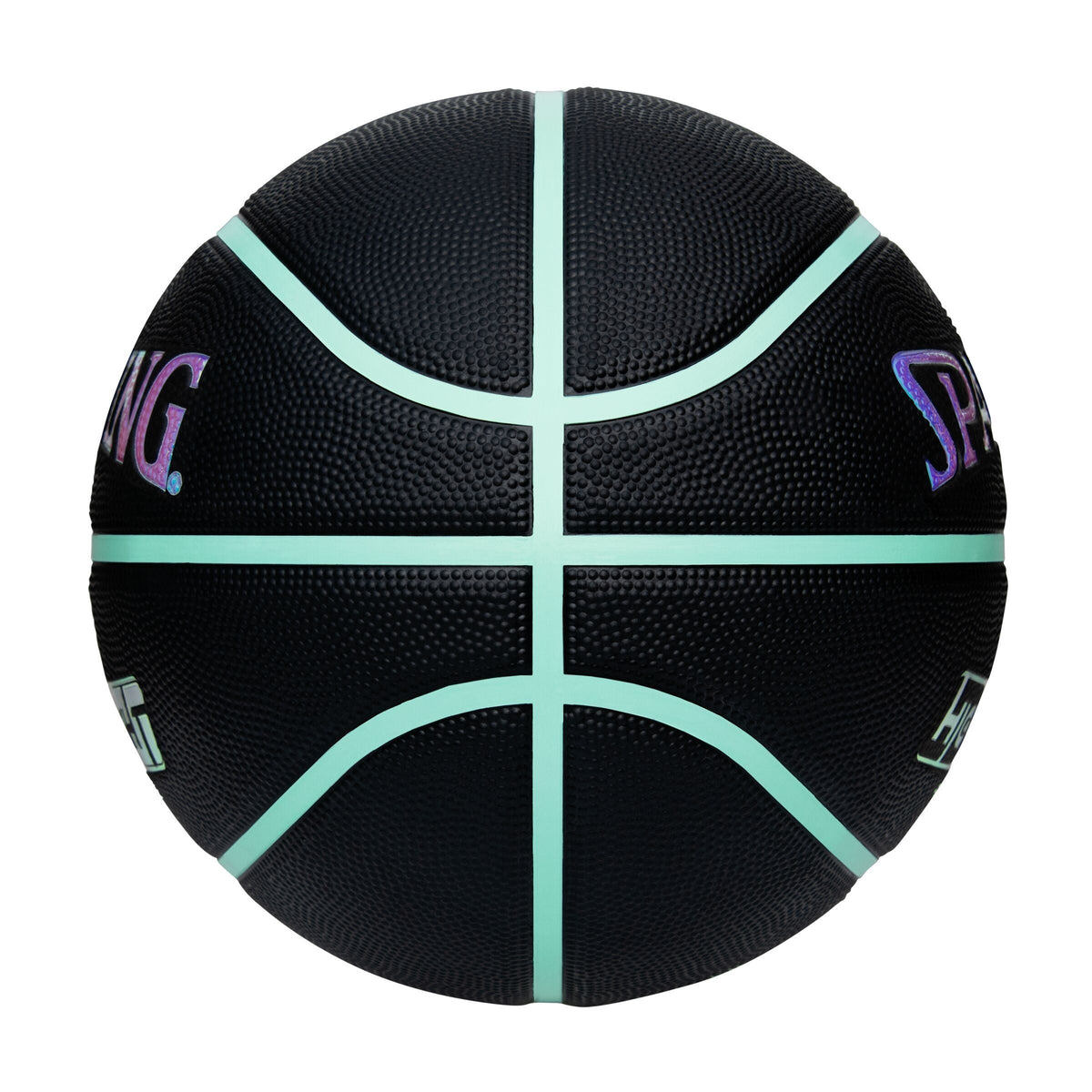 Highlight Foil Basketball, Black/Mint, Size 7 A7N7 - product image 4