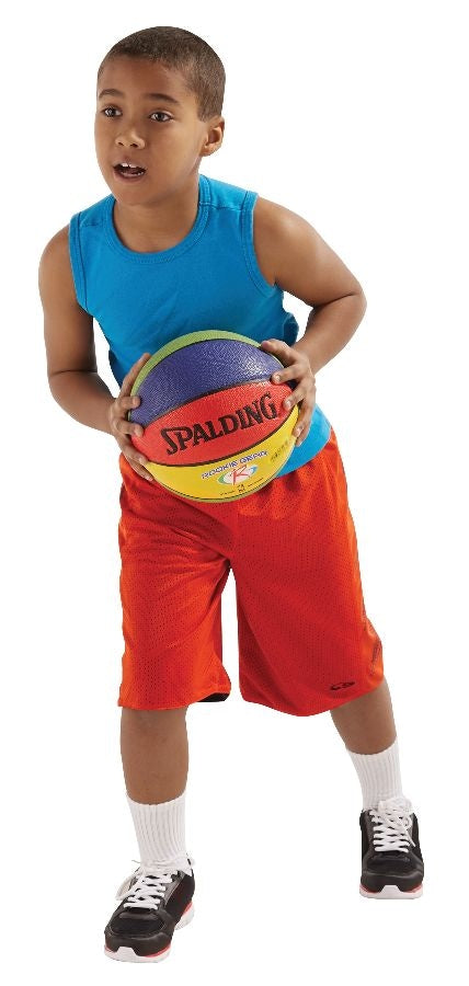 Rookie Gear Youth Kids' Indoor/Outdoor Multi-Colour Composite Basketball, Size 5 (27.5-in) Z2I7 - product image 4