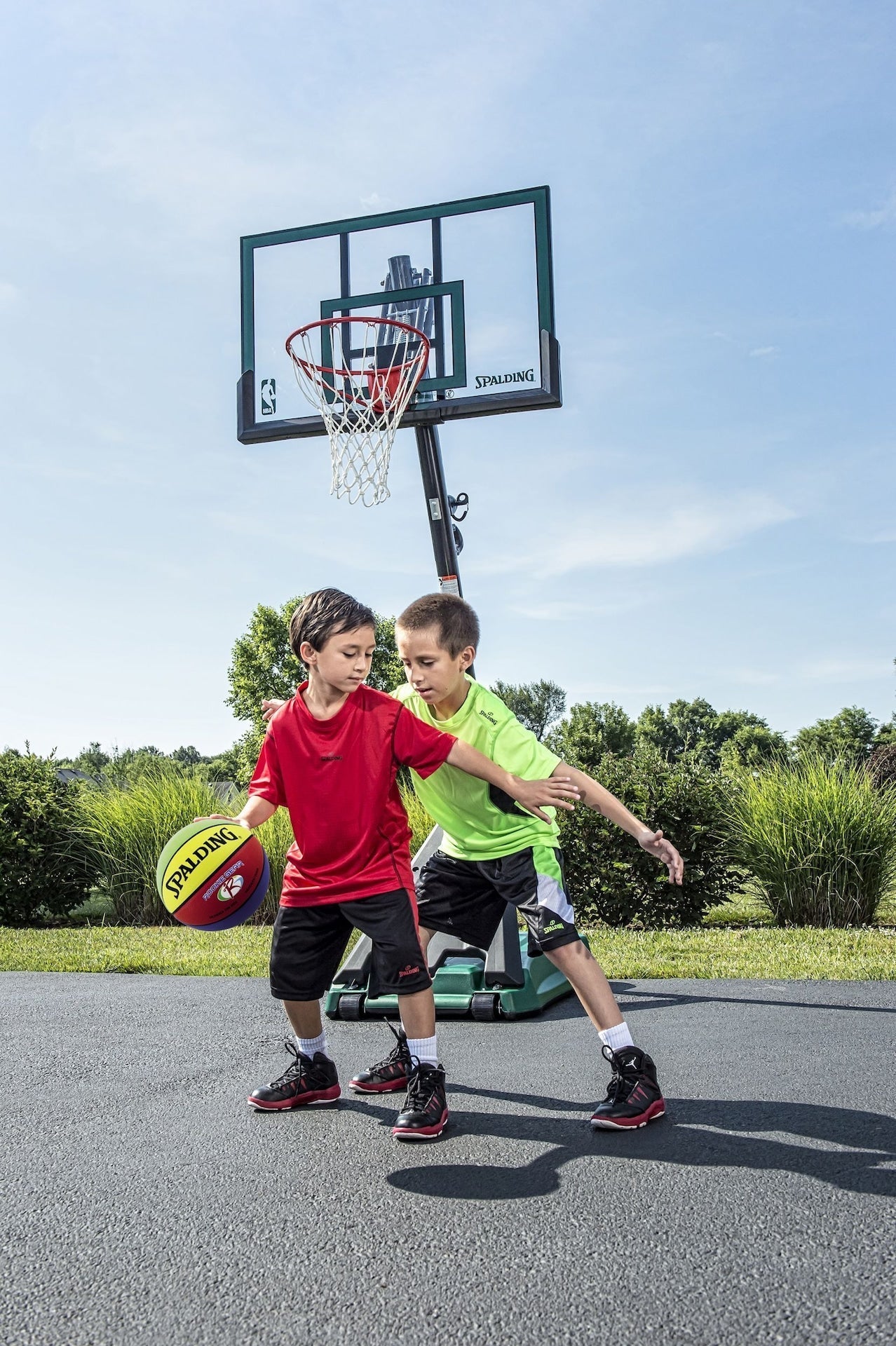 Rookie Gear Youth Kids' Indoor/Outdoor Multi-Colour Composite Basketball, Size 5 (27.5-in) Z2I7 - product image 8