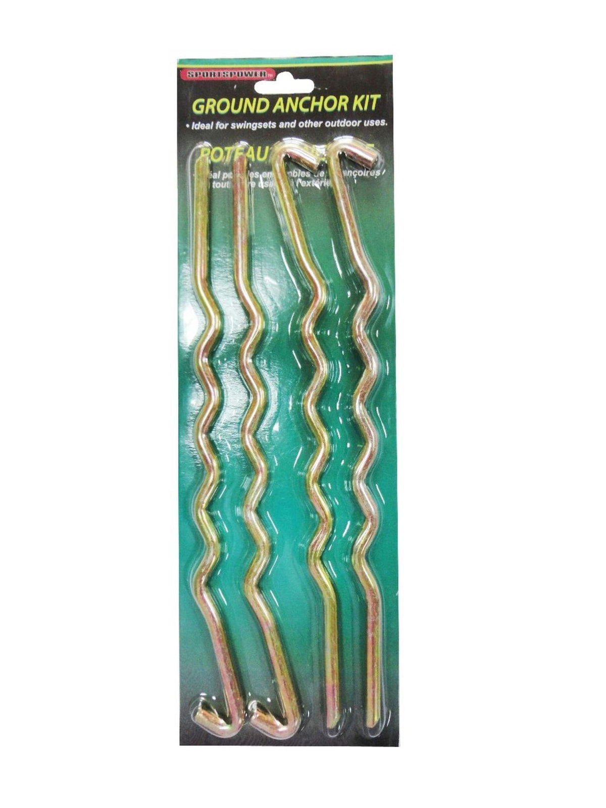 Outdoor Heavy Duty Steel Swing Set Anchors, 4-pk K7V3 - product image 1