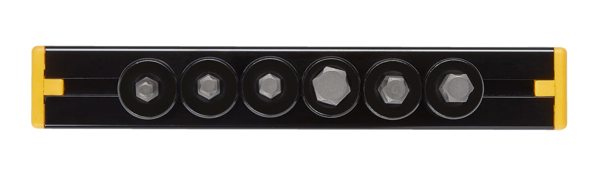 Professional Grade Black Chrome Hex Bit Socket Set, Metric, 6-pc N1E7 - product image 4