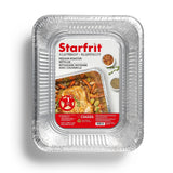 Medium Disposable Aluminum Rack Roaster with Board Lid I9T5 - product image 1