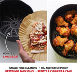 Round Non-Stick Parchment Paper Air Fryer Liner, 50-pk V4W1 - product image 3