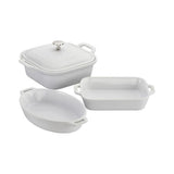 White Non-Stick Ceramic Mixed Baking Set, 4-pc K2H8 - product image 1