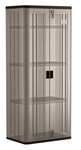 19 cu-ft Tall 3-Shelf Resin Storage Cabinet Y5G7 - product image 2
