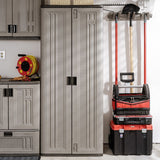 19 cu-ft Tall 3-Shelf Resin Storage Cabinet Y5G7 - product image 7