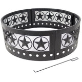 Décor Heavy-Duty Steel Cut Out Campfire Ring, 36-in M2P2 - product image 1
