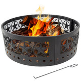 Décor Heavy-Duty Steel Cut Out Campfire Ring, 36-in M2P2 - product image 2