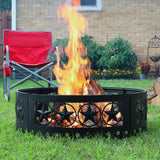 Décor Heavy-Duty Steel Cut Out Campfire Ring, 36-in M2P2 - product image 7