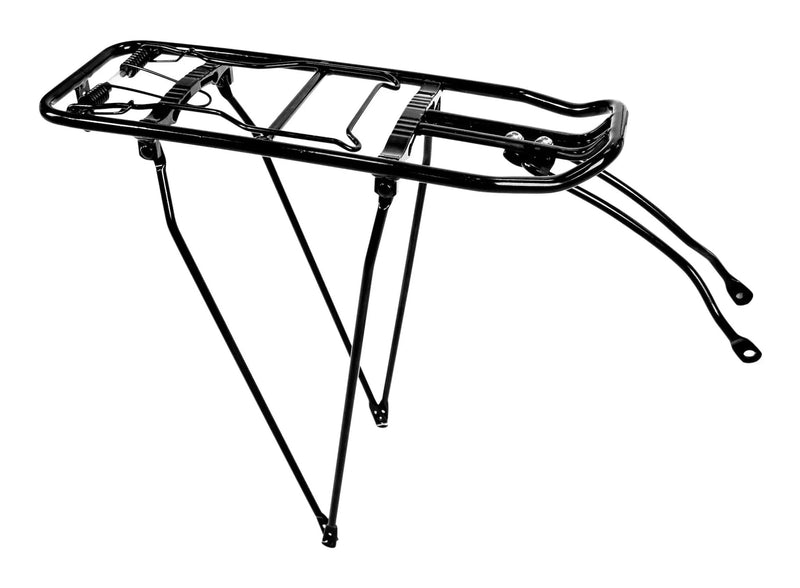 Lightweight Alloy Rear Bike Rack withMounting Hardware, Black H0F6