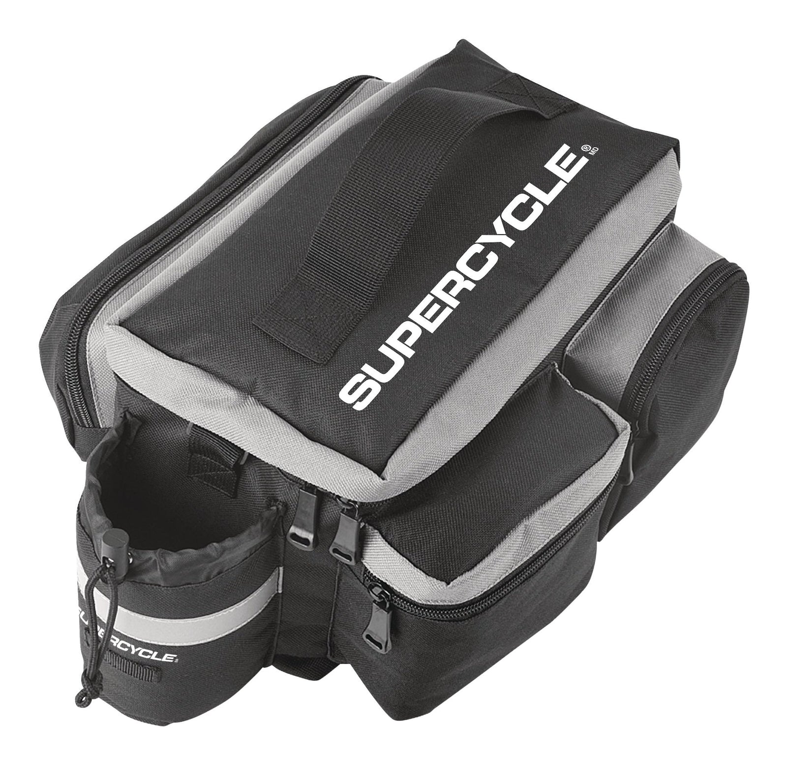 Rack Top Bike Bag withAluminum Foil & Reflective Strip, 8L, Black R6R4 - product image 1
