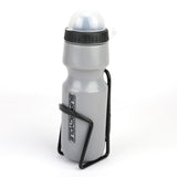 Wide Mouth Self-Sealing Bike Water Bottle withCage/Holder, BPA Free, Silver, 21-oz X2Q6 - product image 2