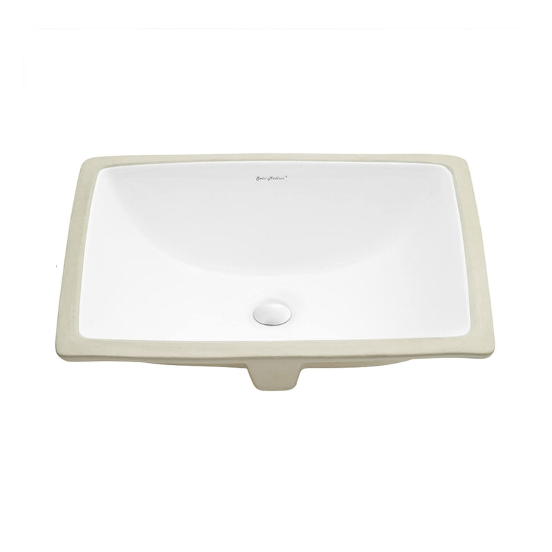 Plaisir 18.5 Rectangular Under-Mount Bathroom Sink L1A7