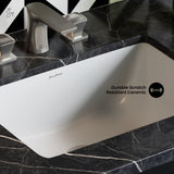 Plaisir 18.5 Rectangular Under-Mount Bathroom Sink Z6W7 - product image 5