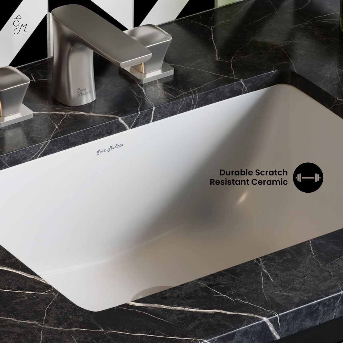 Plaisir 18.5 Rectangular Under-Mount Bathroom Sink L1A7 - product image 5