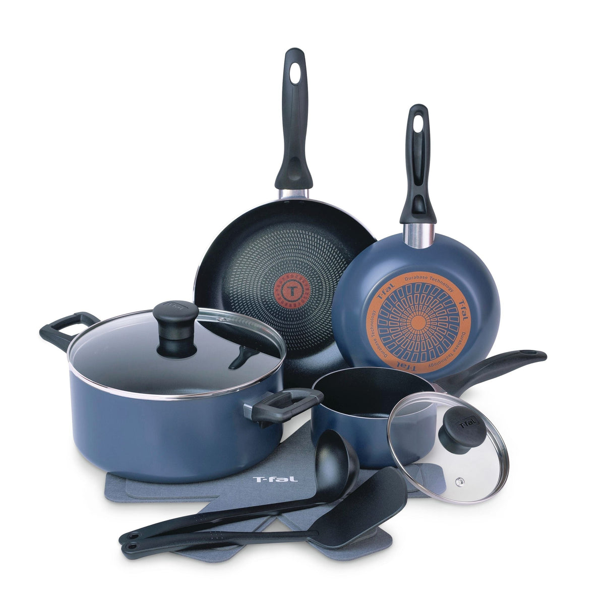 Viva Aluminum Non-Stick Cookware Set, Blue, 10-pc G9F8 - product image 2