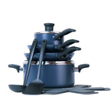 Viva Aluminum Non-Stick Cookware Set, Blue, 10-pc G9F8 - product image 3
