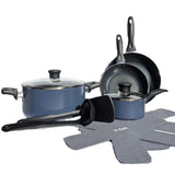 Viva Aluminum Non-Stick Cookware Set, Blue, 10-pc G9F8 - product image 4