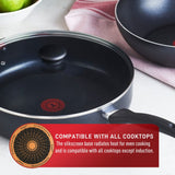 Viva Non-Stick Cookware Set, Black, 9-pc T6S5 - product image 5