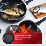 Viva Non-Stick Cookware Set, Black, 9-pc T6S5 - product image 6
