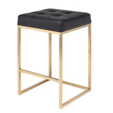 Me Home Black Stainless Steel Pipe Counter Stool M4V9 - product image 1