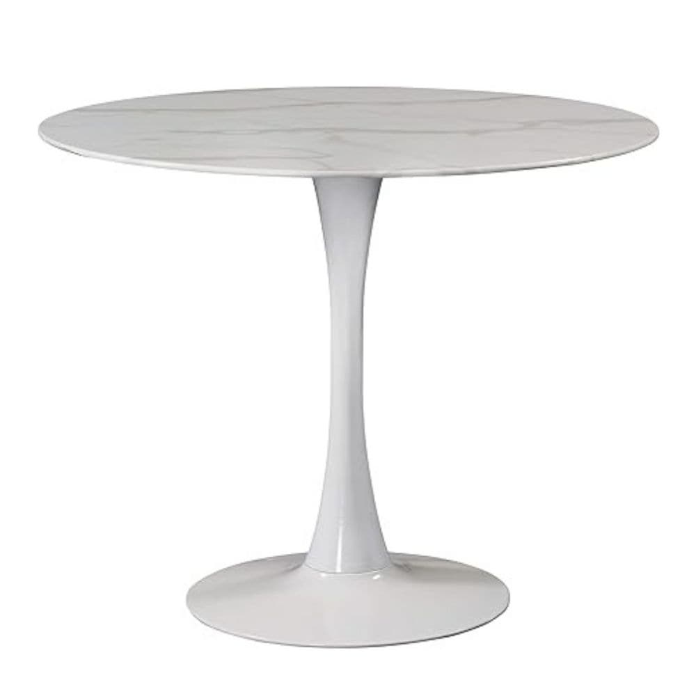 Me Home Leo Faux Marble Dining Table Tulip Base R6P0 - product image 1