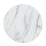 Me Home Leo Faux Marble Dining Table Tulip Base R6P0 - product image 4