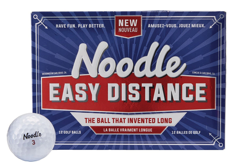 Noodle Easy Distance Golf Balls, White, 12-pk K3R2
