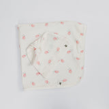 The Elk Baby Tulip Print Premium Organic Cotton Blanket and Beanie Set G6E2 - product image 1