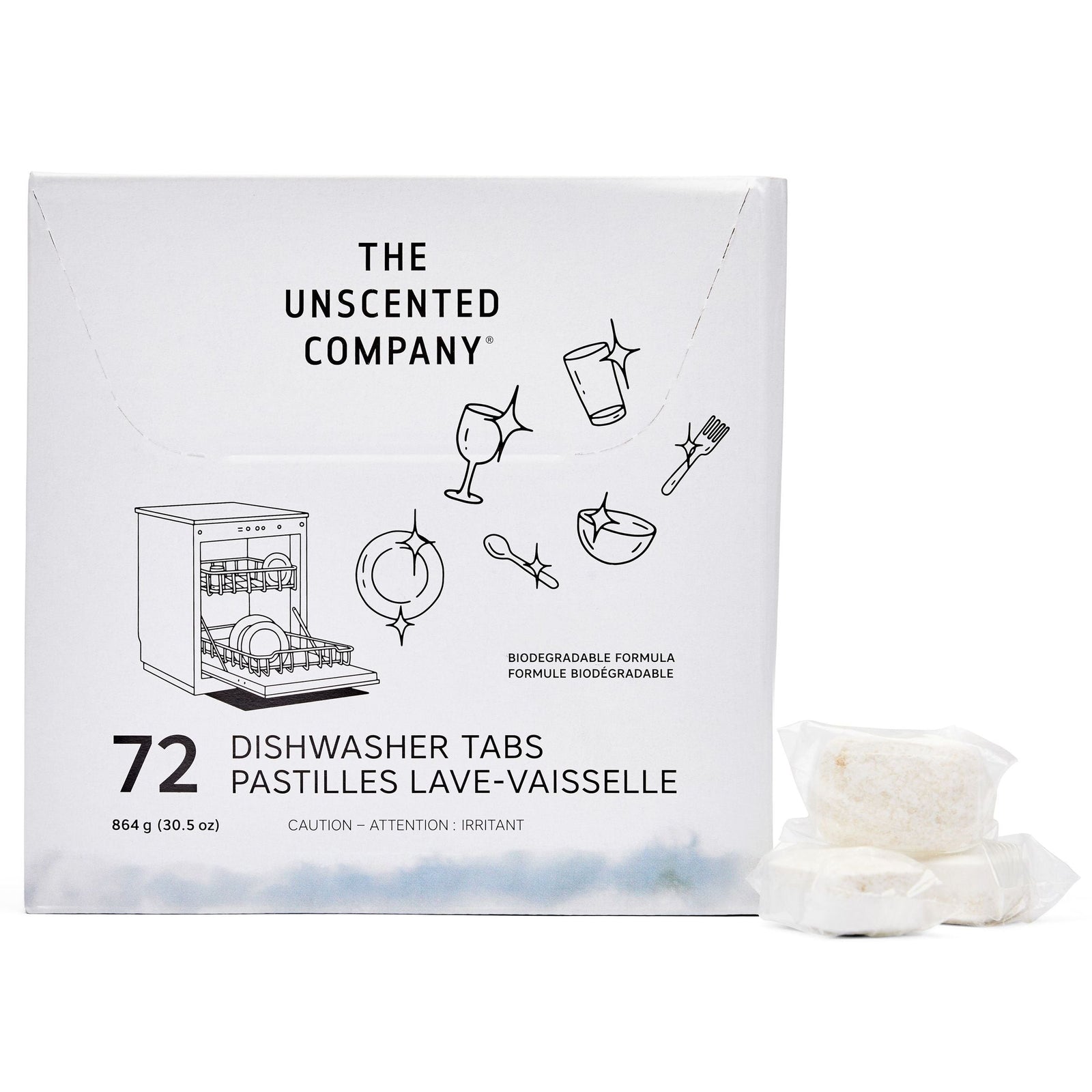 The Unscented Company Dishwasher Tabs, 72-ct B4O0 - product image 1