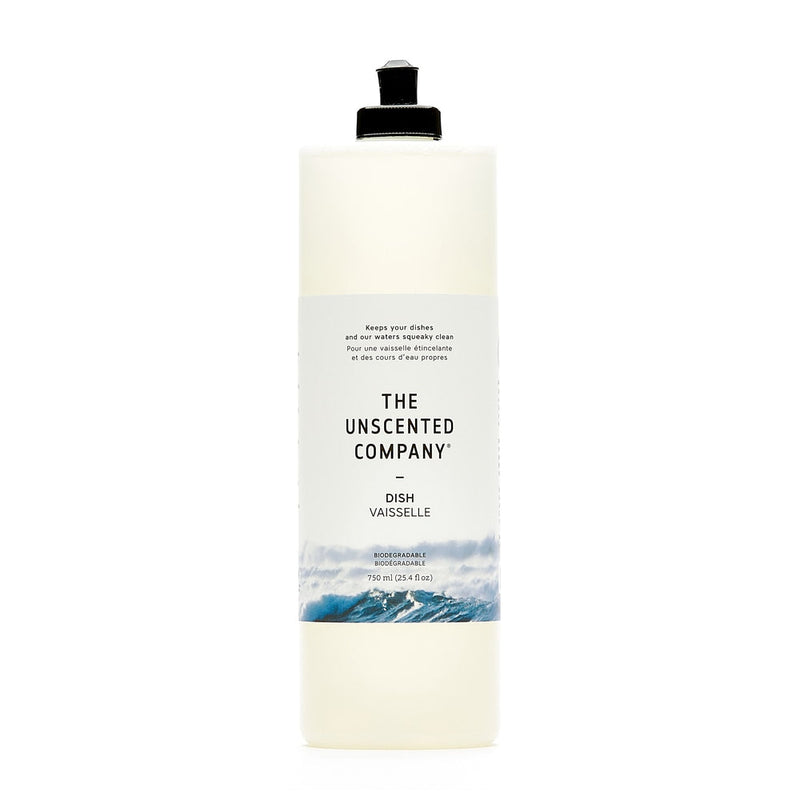 The Unscented Company Liquid Dish Soap, Unscented, 750-mL B8Q1