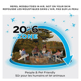 E-ZoneGuard Patio Rechargeable Mosquito Repeller with 12-Hr Refill and 5.5-Hr Battery, Charcoal N1J6 - product image 5