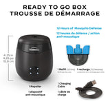 E-ZoneGuard Patio Rechargeable Mosquito Repeller with 12-Hr Refill and 5.5-Hr Battery, Charcoal N1J6 - product image 7