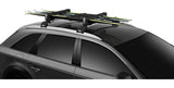 SnowPack Stainless Steel Roof Top Mount Ski/Snowboard Rack, Medium, Black, 2-pc V4I3 - product image 5