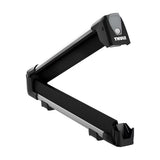 SnowPack Stainless Steel Roof Top Mount Ski/Snowboard Rack, Medium, Black, 2-pc V4I3 - product image 8