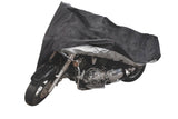 Premium Polyester Motorcycle Cover, Black, Medium K0I5 - product image 1