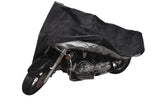 Premium Polyester Motorcycle Cover, Black, Medium K0I5 - product image 2