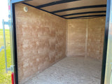5 x 8-ft Enclosed Trailer with Ramp Door, White G2U3 - product image 7