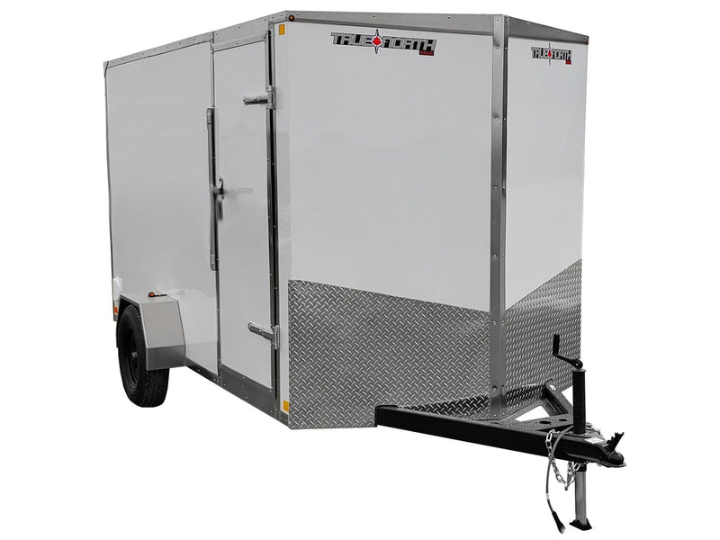 6 x 12-ft Enclosed Utility Trailer with Ramp Door O8B7