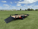 77-in x 12-ft Utility Trailer With Gate, Black L3V1 - product image 5