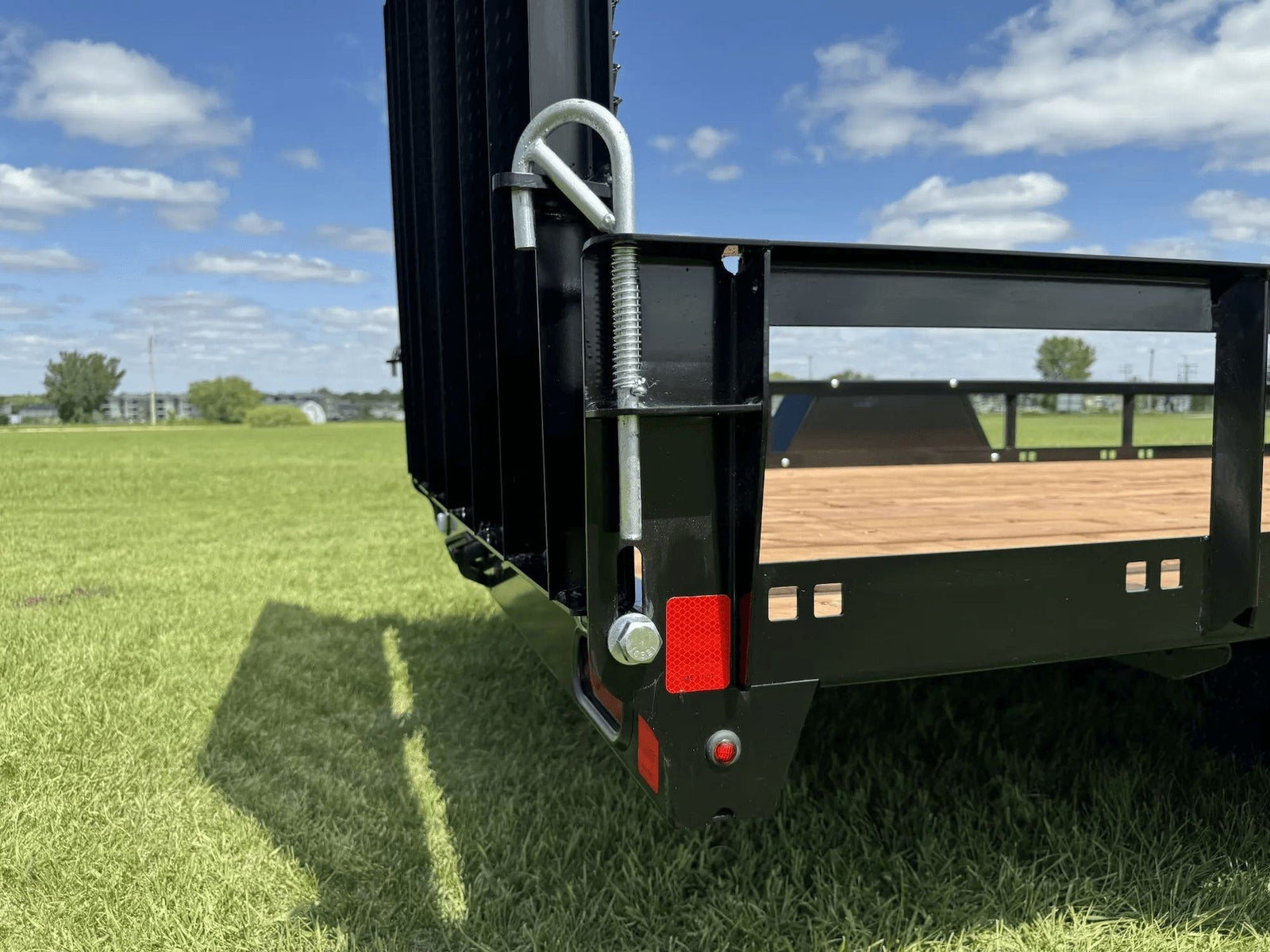77-in x 12-ft Utility Trailer With Gate, Black L3V1 - product image 8