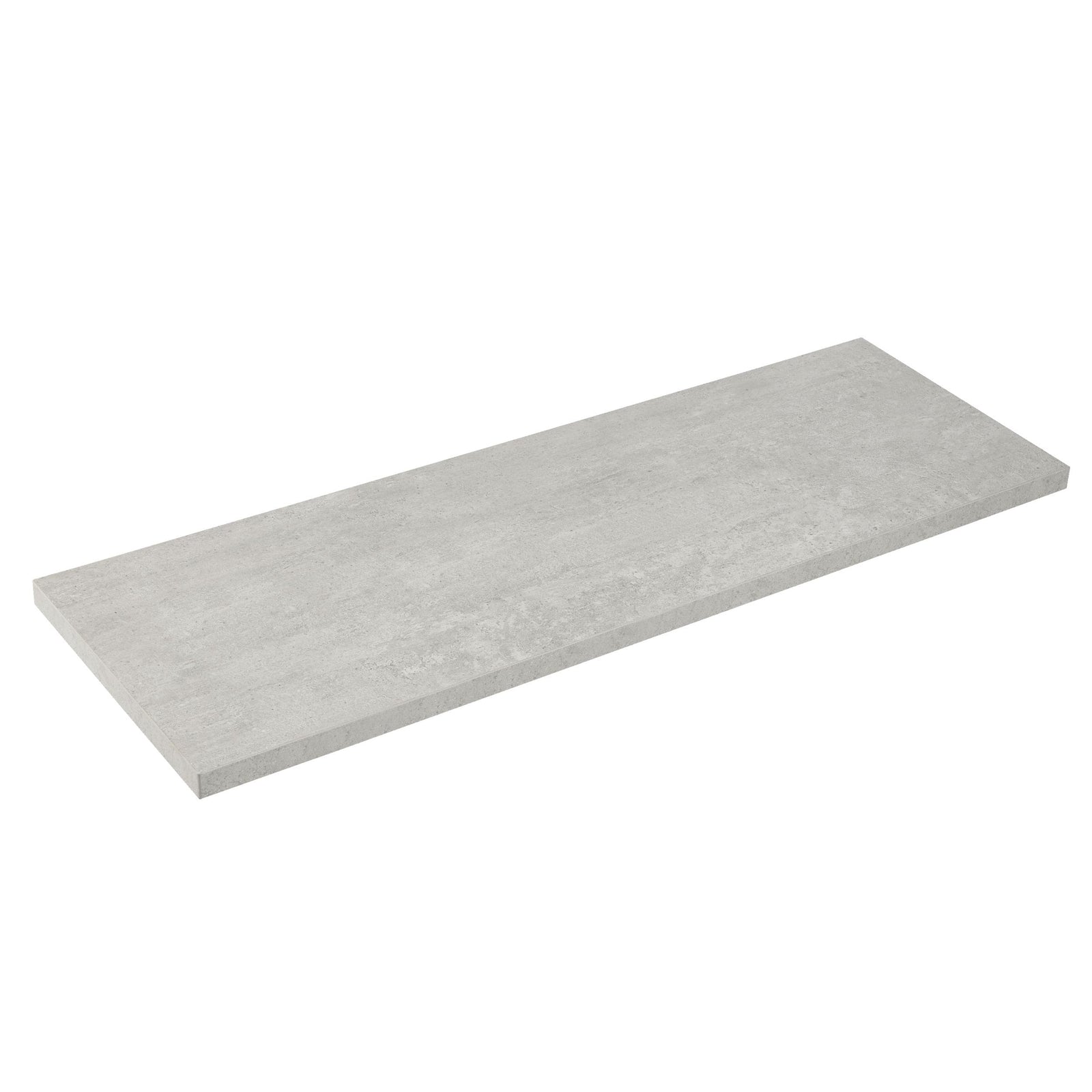 type A Floating Wall Shelf Board, Grey Concrete, 12 x 24-in V1O5 - product image 1