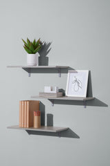 type A Floating Wall Shelf Board, Grey Concrete, 12 x 24-in V1O5 - product image 4
