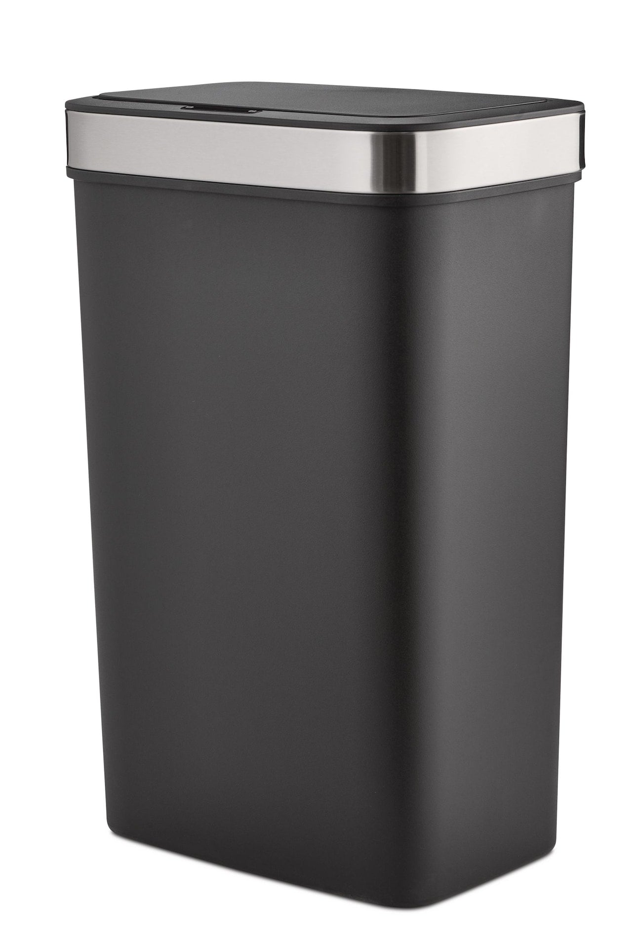 Type A Resin Rectangular Auto Indoor Refuse Bin, Motion Sensor Lid, Black, 50-L T8Q8 - product image 1