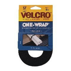 ONE-WRAP Heavy Duty Nylon Straps, Black, 12-ft x 3/4-in, 1-pk T1I6