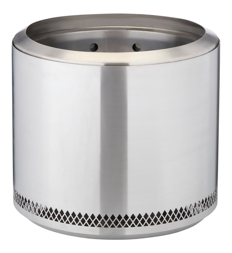 Casting Stainless Steel Smokeless Bonfire Wood Burning Fire Pit, 19-in Y3W6