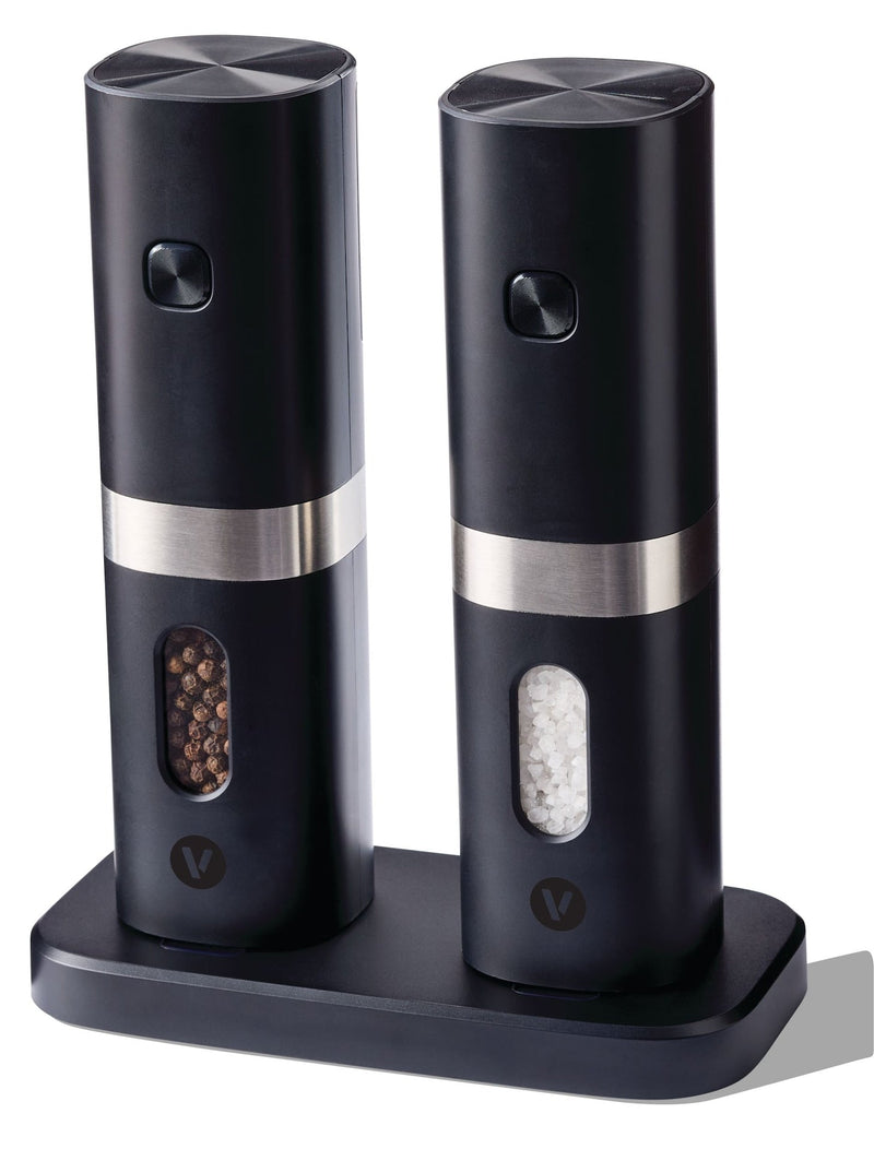 Electric Salt & Pepper Mill Set, 19.4-cm S1N0