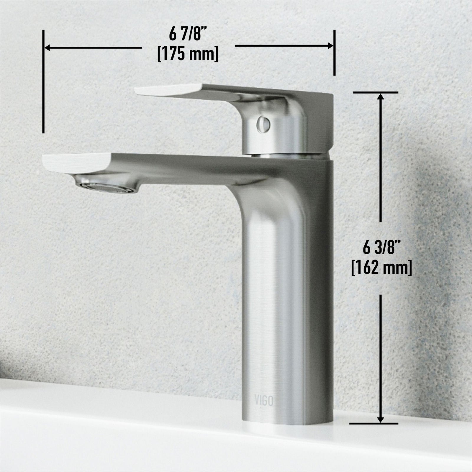 Davidson Single Handle Single Hole Bathroom Sink Faucet, WaterSense Certified, Brushed Nickel W2D3 - product image 3