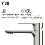 Davidson Single Handle Single Hole Bathroom Sink Faucet, WaterSense Certified, Brushed Nickel X7G8 - product image 7