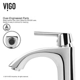 Glass Russet Brown Bathroom Sink/Basin Set with Linus Faucet and Round Vessel T6J2 - product image 5